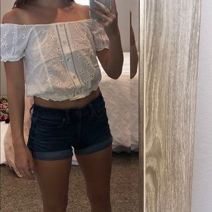 Off the shoulder shirt